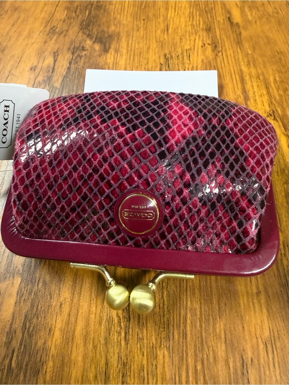 WOW POSHMARK - Authentic Coach Coin Purse Bag - Picture 4 of 11